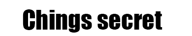 Chings secret